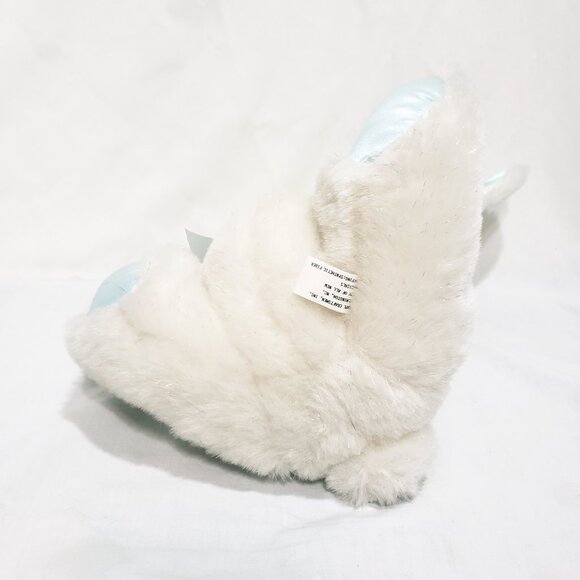 Porcelain Doll Bunny Rabbit Plush Music Box 10" Cape Craftsmen Plays Lullaby - Picture 5 of 8